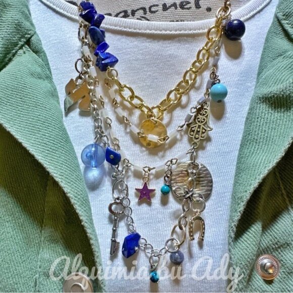 Alquimia Multicolor Charm Necklace - Picture 3 of 5